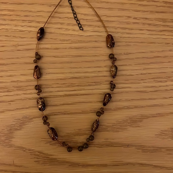 Choker beaded necklace handmade - Picture 3 of 4